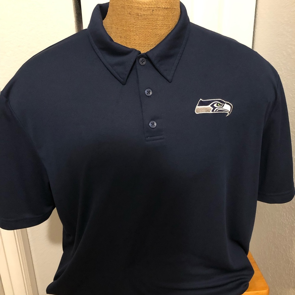 Men's Seattle Seahawks Nike Navy  Performance Polo